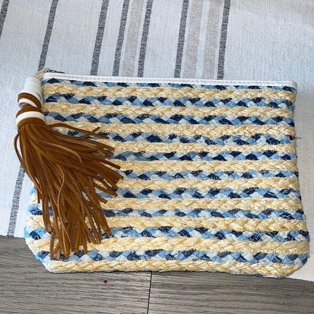 Sam Edelman woven clutch